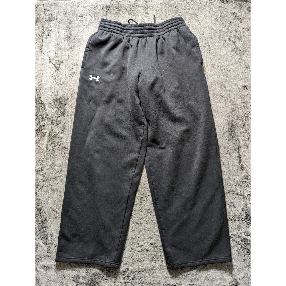 Under Armour Jogger Sweatpants Men's Size Medium Black Drawstring W Pockets